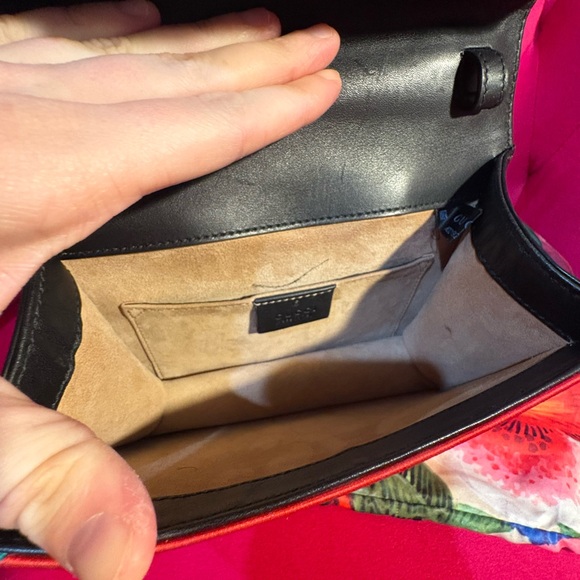 Gucci Mini Sylvie in Red Floral Jacquard - Picture 9 of 10